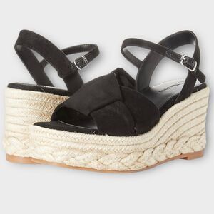 The Drop Women's Jeremy Espadrille Platform Ankle Strap Sandal Wedge Size 8.5